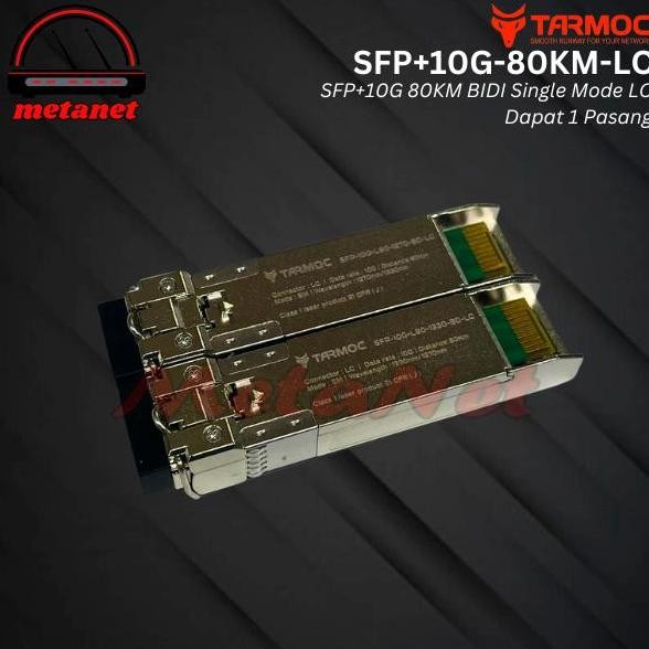 Tarmoc Sfp+ 10G Bidi 80Km Singlemode Lc New Stok
