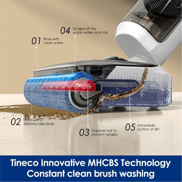 Tineco Floor One Stretch S6 Lite Smart Wet Cordless Vacuum Multifunctional Vacuum Cleaner