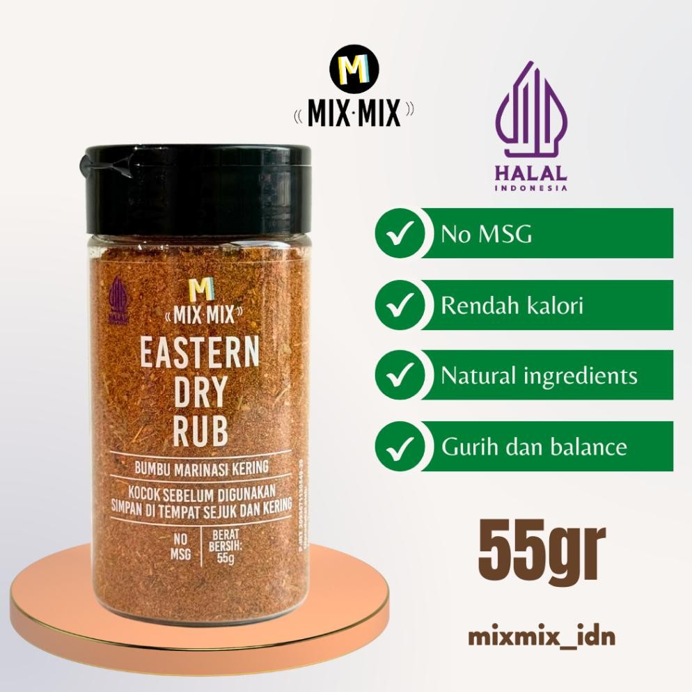 

Special Promo AS25 Mixmix Dry Rub Bumbu Marinasi Serba Guna Rendah Lemak Spices Cajun Seasoning BBQ Grill 55 GRAM Berkualitas Termurah