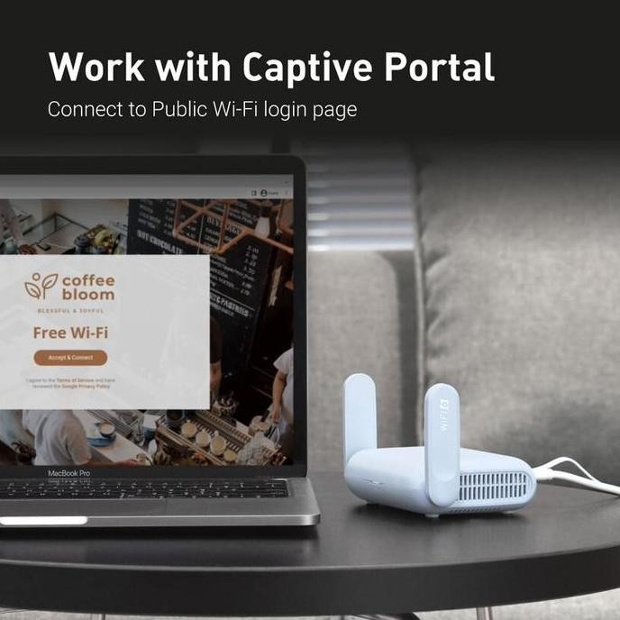 Gl-Inet Beryl Ax Gl-Mt3000 Wifi 6 Powerful Vpn Gateway Travel Router New Stok