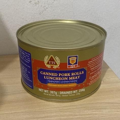 

Ah67 XD27 TTS Daging Babi Gulung Canned Pork Egg Rolls Luncheon Meat 397 Gr Sale Hemat