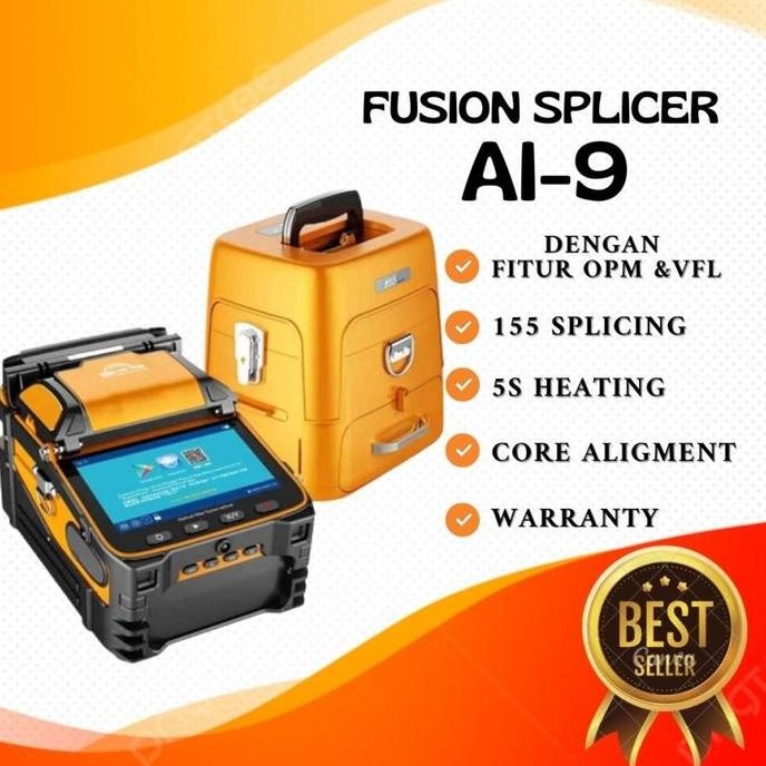 Ai9 Fiber Fusion Splicer Ai9 Splicing Ai9 Merk Signalfire New Stok