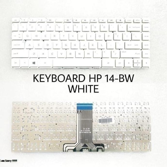 Keyboard Hp 14Bw 14-Bw 14Bs 14-Bs 240 245 246 G6 Puith White New Stok