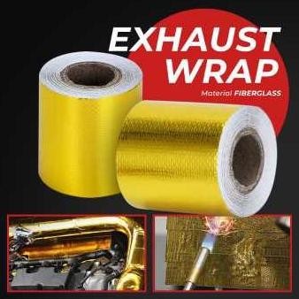 Lakban Pembungkus Peredam Panas Knalpot Motor Mobil Anti Panas terlaris