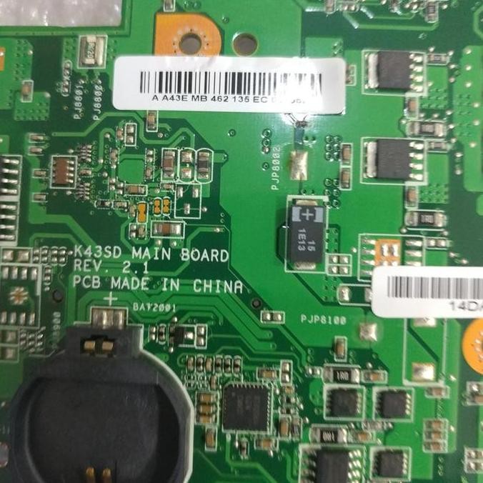 Motherboard Asus A43S K43Sd New Stok