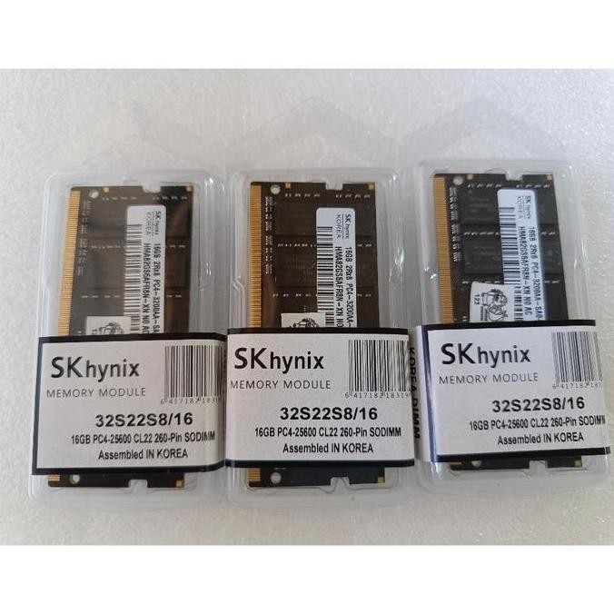 Memory Hynix Sodimm 16Gb Ddr4 Pc4-3200 Ram Laptop Ram Hynix Sodimm 16G New Stok