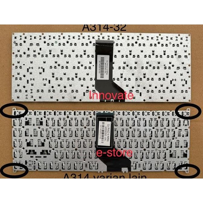 Keyboard Acer Aspire 3 A314 A314-21 A314-41 A314-31 A314-32 A314-33 New Stok