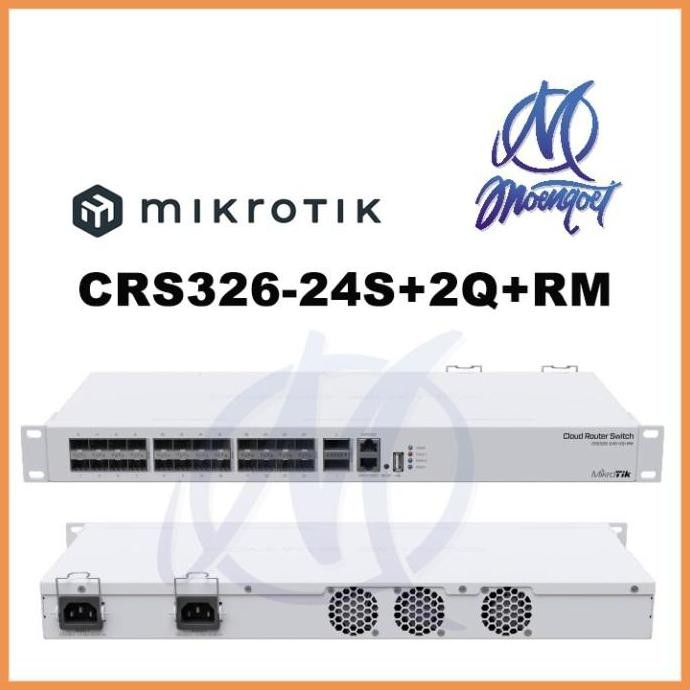 Mikrotik Crs 326 Crs326 24S 24S+ 2Q+ Rm Crs326-24S+2Q+Rm New Stok
