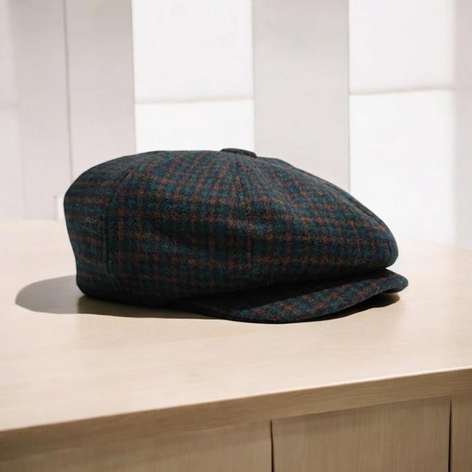 Thejam. NEWSBOY CAP WOOL COMBINASI THE ORIGINAL #localpride