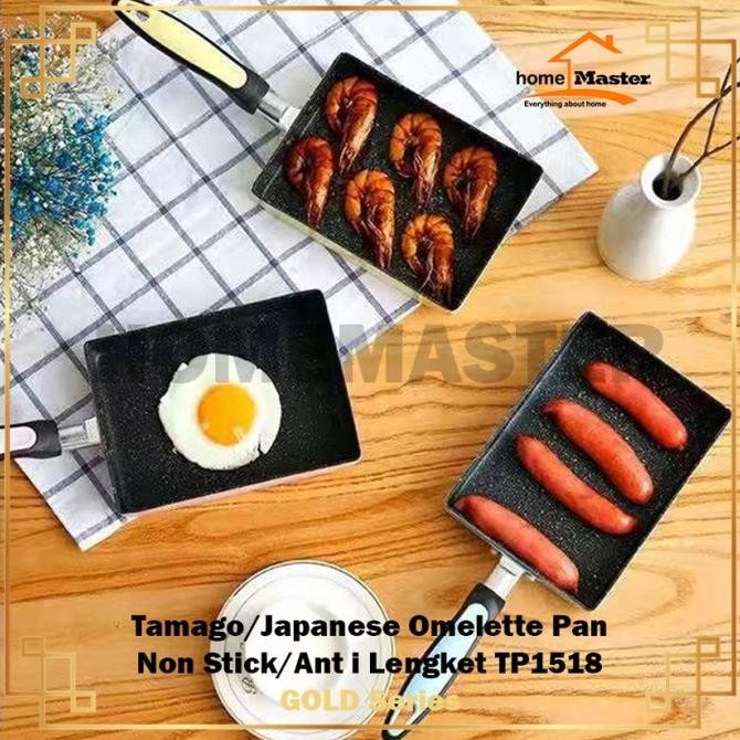 

Promo Tamagoyaki/Tamago/Omelette Sosis PanTeflon Multifungsi 15x18 TP1518 COD