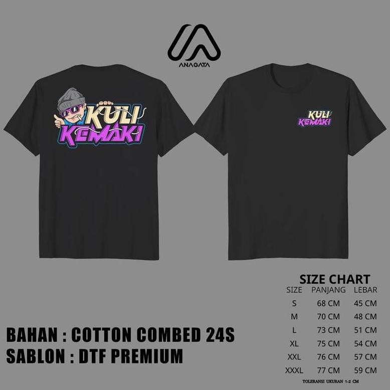 Promo Kaos Kuli Kemaki Baju T-Shirt Distro Kuli Kemaki Pakaian Pria Wanita