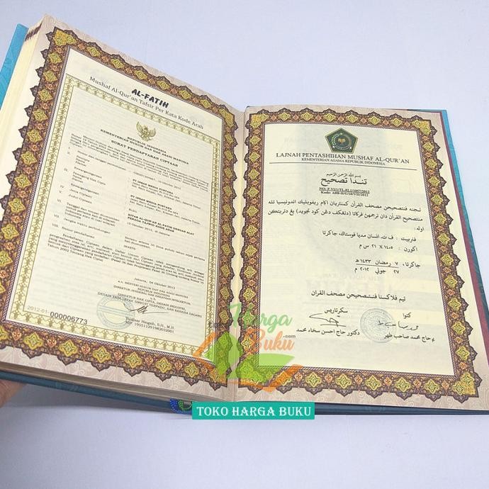 

Al-Quran Alfatih - The Holy Quran Al-Fatih A5 HC Terjemah Tanpa Takwil HDM