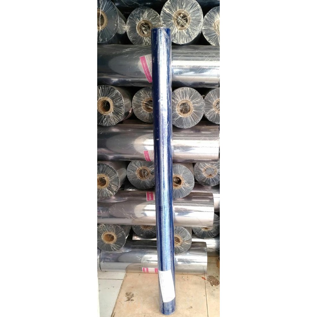Plastik Mika Lemas Atau Lentur Tebal 0.07 Mm Lebar 1.37M Panjang 45M