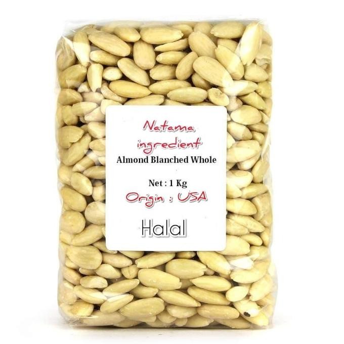 

almond blanched whole - 250 gram/ almond kupas mentah termurah