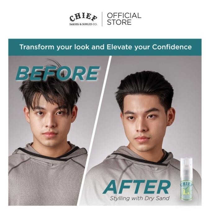 

Chief Dry Sand Texturizing Powder + Free Pulpen Stok Terbatas