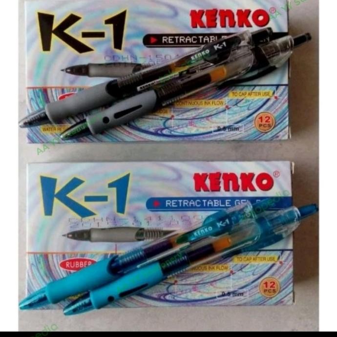

Produk Baru!! PULPEN KENKO K-1 GEL 0,5 PER LUSIN HITAM/BIRU
