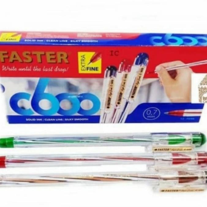 

Produk Baru!! PULPEN FASTER C600 1 LUSIN 12 PCS HARGA !!!