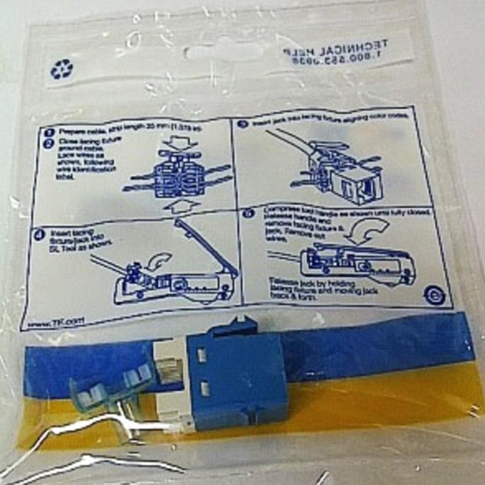 

amp modular cat 5, blue, almond, original termurah