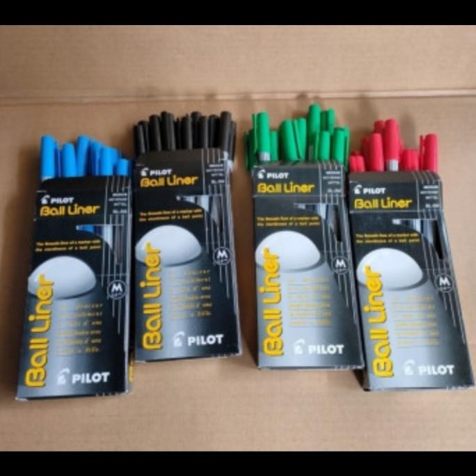 

Produk Baru!! pulpen balliner per lusin HTM biru