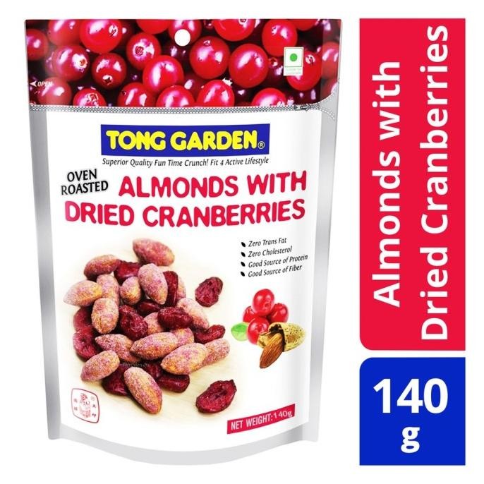 

tong garden almond and dried cranberries 140 gr termurah
