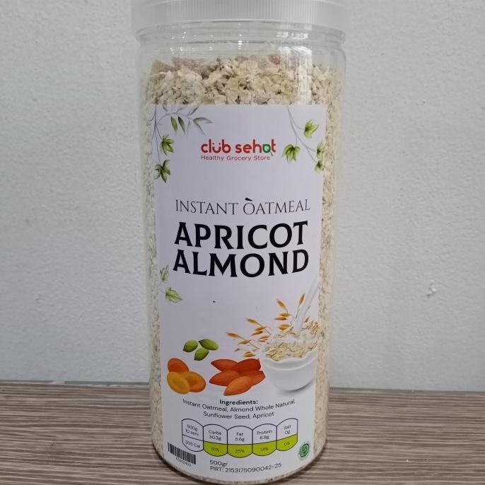 

instant oatmeal apricot almond 500gr termurah
