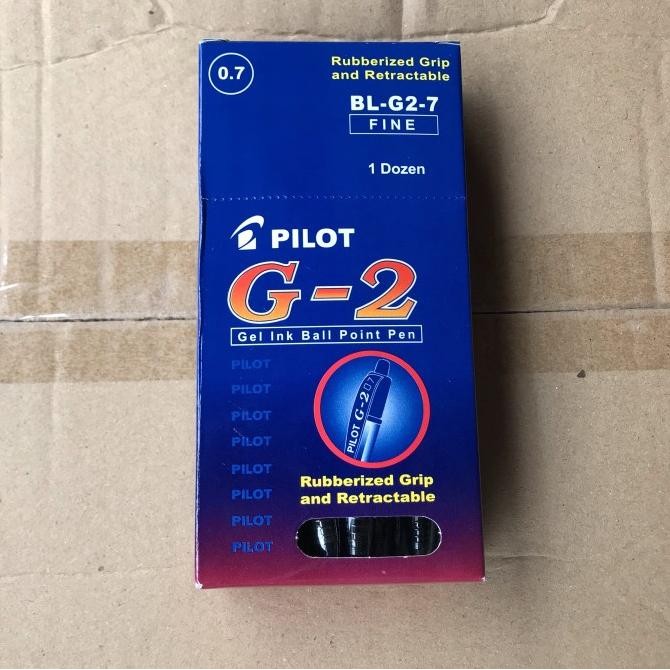 

Pulpen Pilot G2 / Bl- G2 0.7 Original Japan Lusinan Stok Terbatas