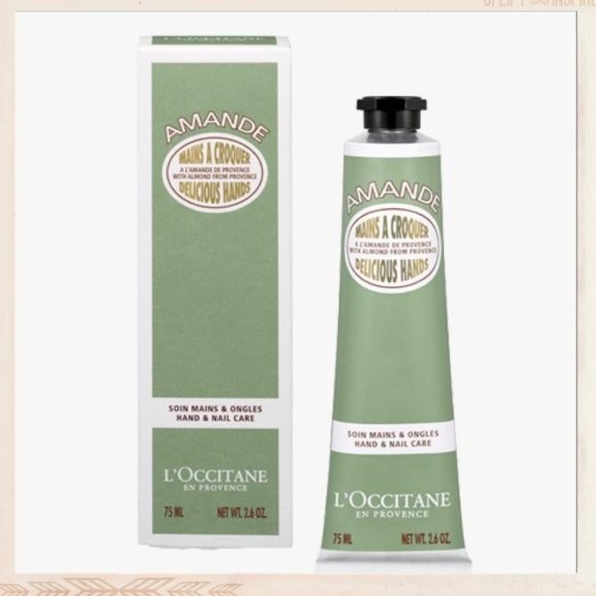 

l''occitane amande almond delicious hands cream 75ml termurah