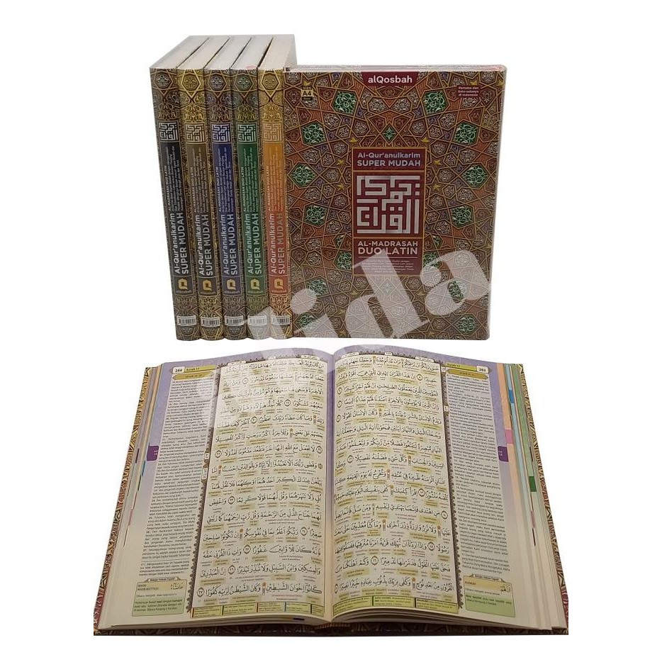 

Alquran Tajwid Perkata Latin Al-Madrasah Duo Latin Uk BESAR Almadrasah HDM