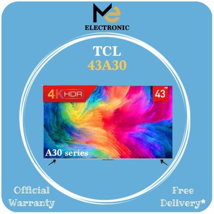 Diskon TCL 43A30 Android 4K Uhd TCL 43 Inch Android Google TV TCL 43A30 UHD