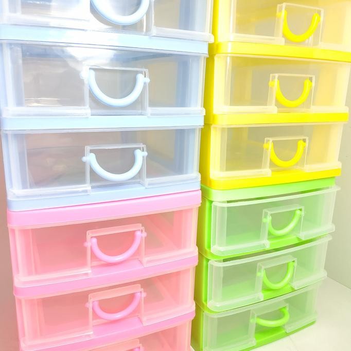 

Produk Baru!! Laci 3 Susun Tempat Penyimpanan Mini Plastik Murah Mini Anting Pulpen