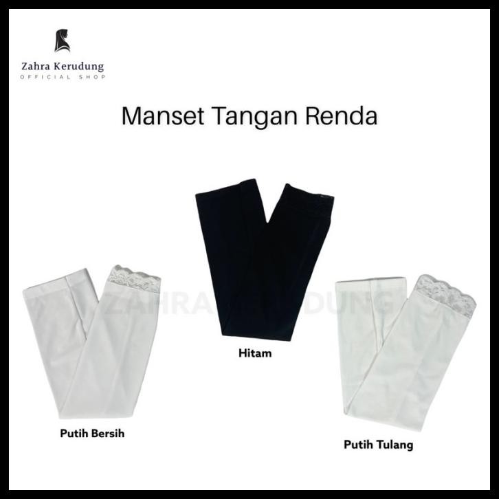 Promo Premium Manset Tangan Renda Manset Lengan Muslim Wanita Hijab Best Seller