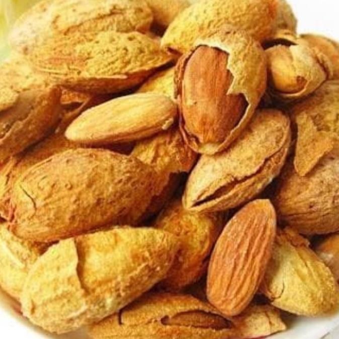 

kacang almond panggang 250gr / kacang almon / kacang kulit cangkang termurah