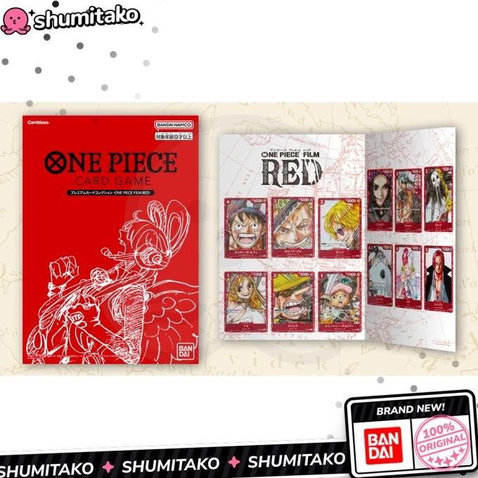 sale kartu one piece film red tcg card game premium card set binder
