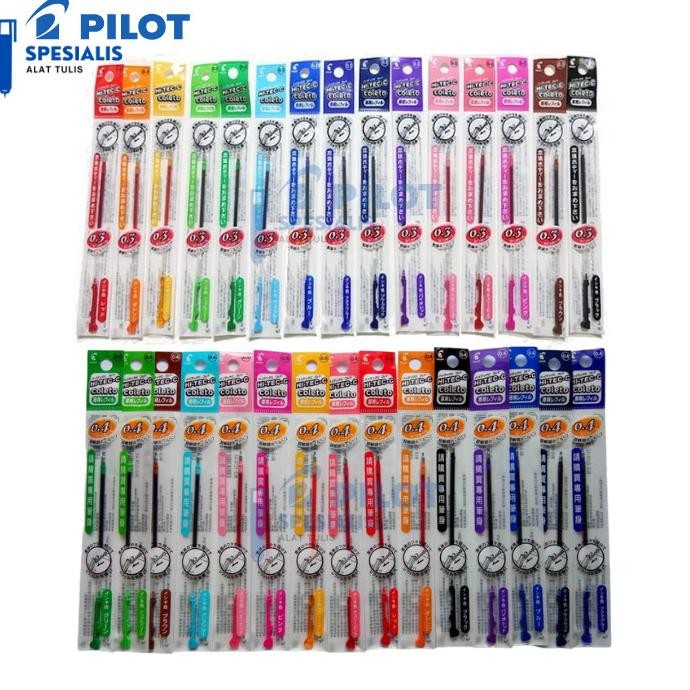 

Produk Baru!! REFILL PILOT COLETO HI-TEC-C 0.3 & 0.4 isi Pulpen HI TEC C COLETO