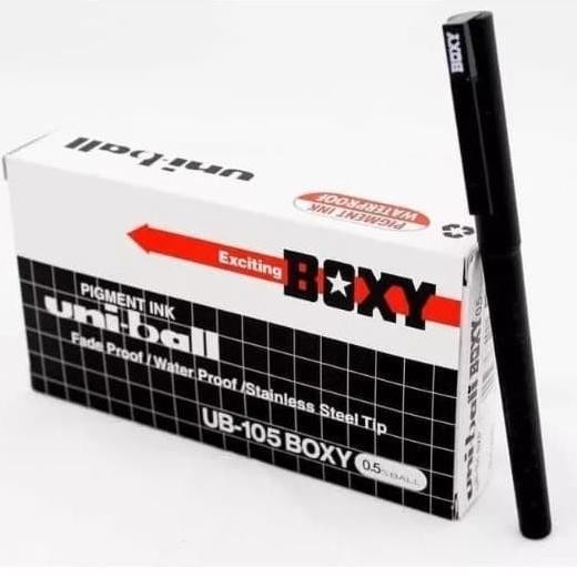

Produk Baru!! PULPEN PEN UNIBALL BOXY 0.5mm WATER PROOF - UB 105