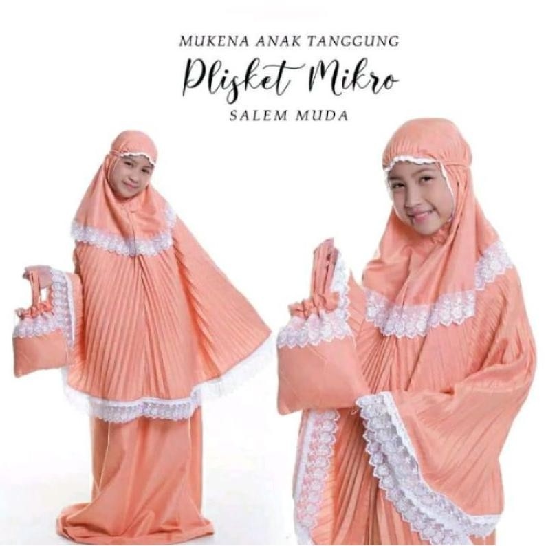Efektif Termurah Mukena Anak Plisket // Mukena Anak Katun Umur 12 Tahun // Mukena Anak Perempuan Umu
