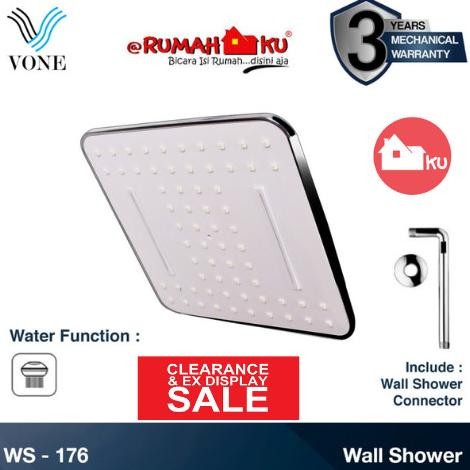 VONE WS-176 WALL SHOWER // EXS DISPLAY