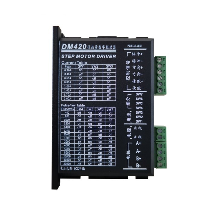 DM420 LOW-CALORIE DIGITAL DRIVER STEP MOTOR DRIVER DC12V-36V