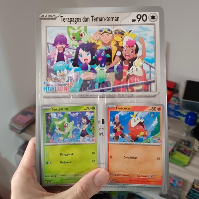 Terlaris Kartu TCG Original Pokemon Indonesia set Horizon HANYA kartu Promo 1 Jumbo+2 biasa SALE