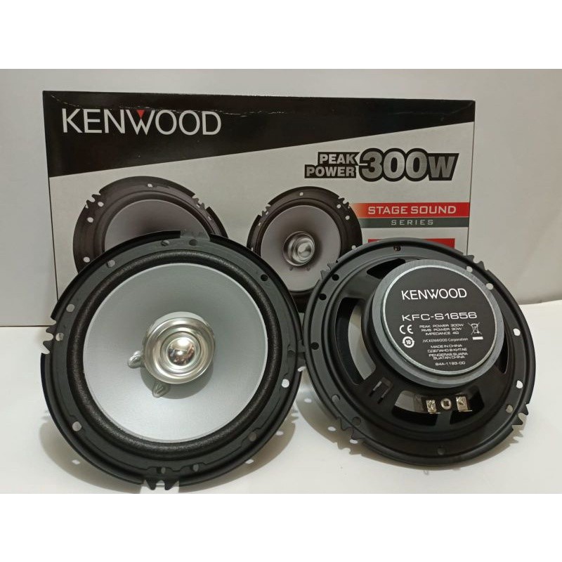 speaker Kenwood kfc-1656 sepasang speaker 6 inch