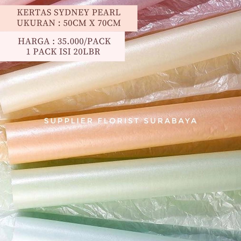 

VIRAL [1 PACK ISI 20 LEMBAR] KERTAS SYDNEY PEARL 50CM X 70CM KERTAS BUKET BUNGA KOREAN KERTAS KREMES LUNGSUT LUNGSET KERTAS TISSUE UNTUK BAJU SEPATU KUE TART nl-8