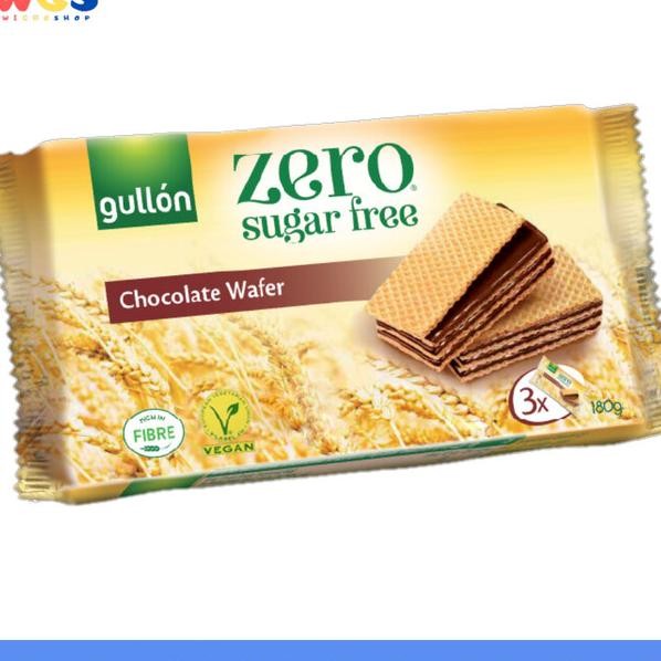 

Gullon Chocolate Wafer Zero Ugar Free Vegan 180G