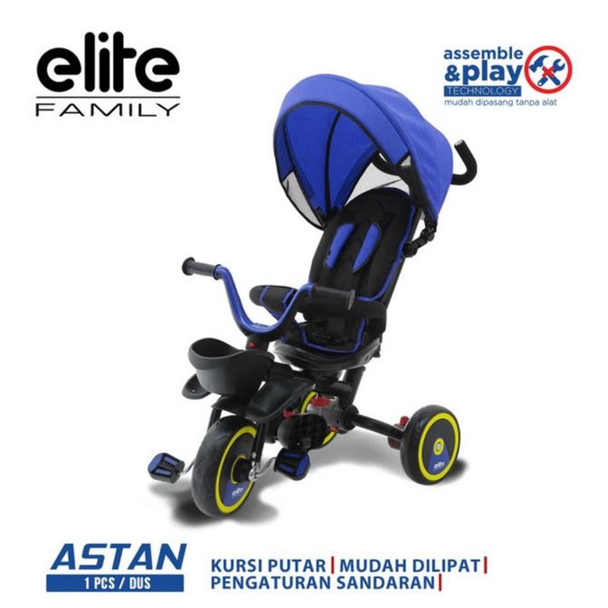 Sepeda Roda 3 Stroller Family ASTAN Bisa Dilipat