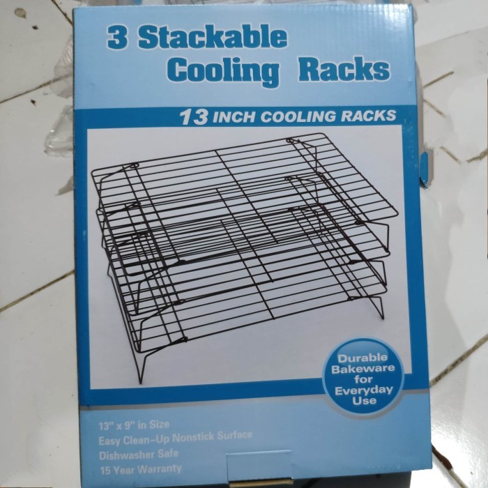 COOLING RACK SUSUN 3 PENDINGIN KUE COOLING RAK SUSUN 3
