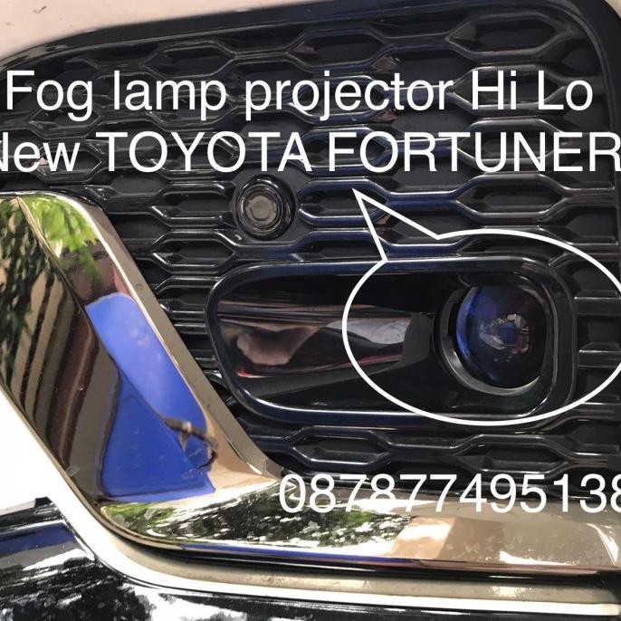 Fog lamp new Fortuner GR TRD VRZ 21-23 facelift projector BiLed Hi Lo