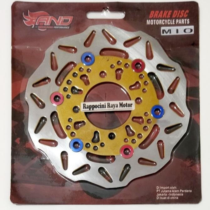 {{{{{{] PIRING PIRINGAN CAKRAM DEPAN VARIASI MIO SPORTY / SOUL KARBU 4 LUBANG