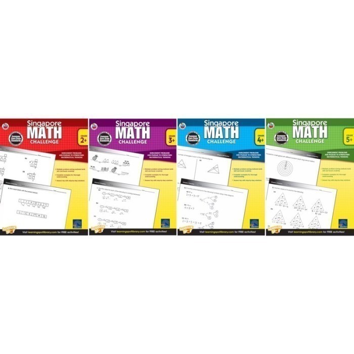

TERBARU Buku Singapore MATH Challenge & Word Problems - Challenge, Grade 2+ BISA GRAB!