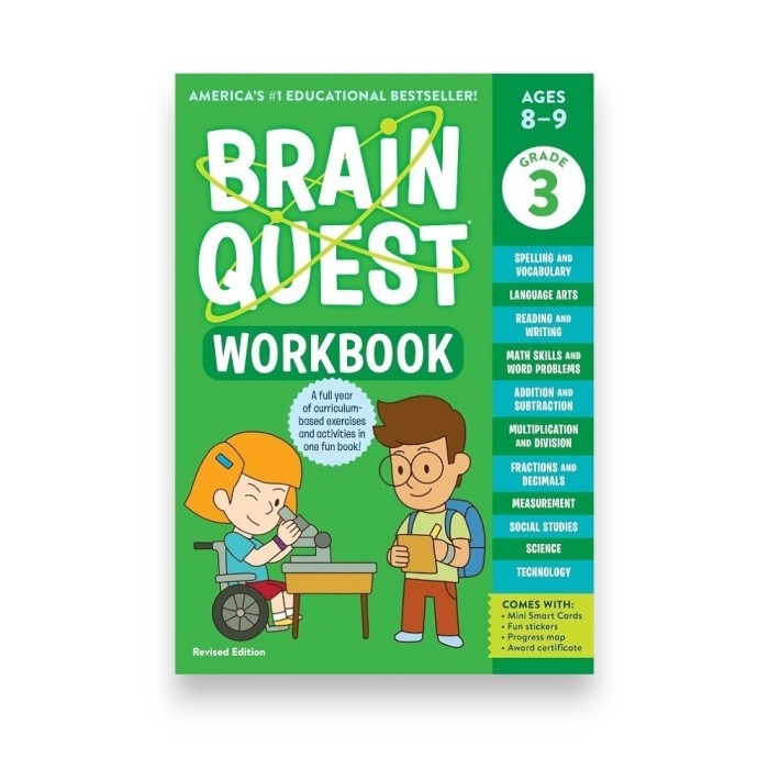

TERBARU BRAIN QUEST WORKBOOK 3RD GRADE 9781523517374