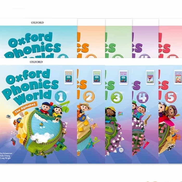 

TERBARU oxford phonics world 10 bokks +CD BISA GOSEND!