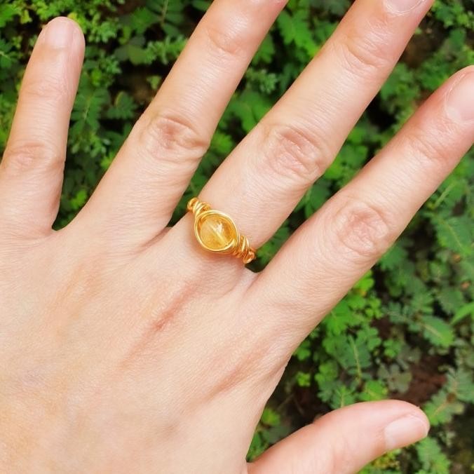 Citrine Ring / Cincin Wire / Cincin Kawat